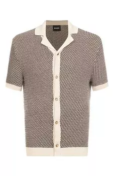 Хлопковая рубашка BOSS