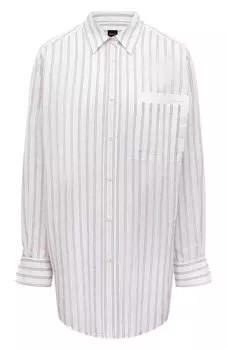 Хлопковая рубашка BOSS Orange