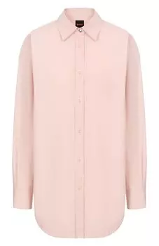 Хлопковая рубашка BOSS Orange