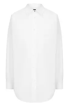 Хлопковая рубашка BOSS Orange