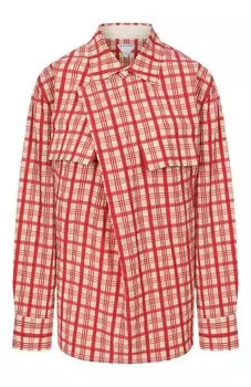 Хлопковая рубашка Bottega Veneta
