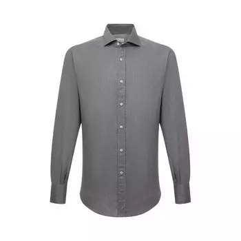 Хлопковая рубашка Brunello Cucinelli