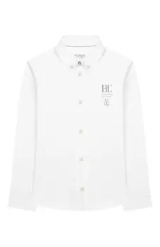 Хлопковая рубашка Brunello Cucinelli