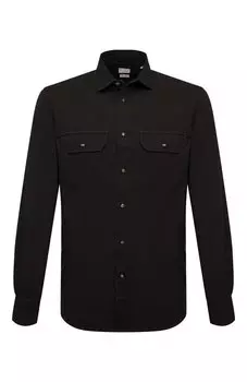 Хлопковая рубашка Brunello Cucinelli