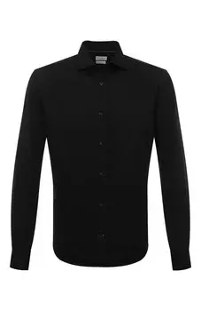 Хлопковая рубашка Brunello Cucinelli