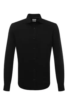 Хлопковая рубашка Brunello Cucinelli