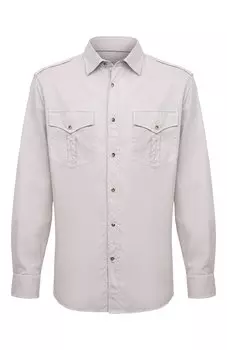 Хлопковая рубашка Brunello Cucinelli