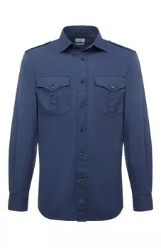 Хлопковая рубашка Brunello Cucinelli