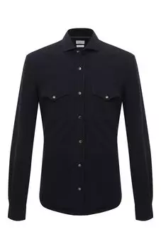 Хлопковая рубашка Brunello Cucinelli