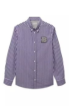 Хлопковая рубашка Brunello Cucinelli