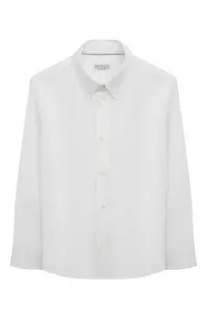 Хлопковая рубашка Brunello Cucinelli