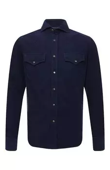 Хлопковая рубашка Brunello Cucinelli