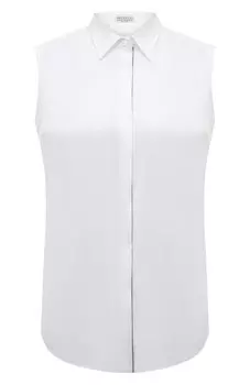 Хлопковая рубашка Brunello Cucinelli