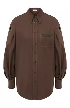 Хлопковая рубашка Brunello Cucinelli