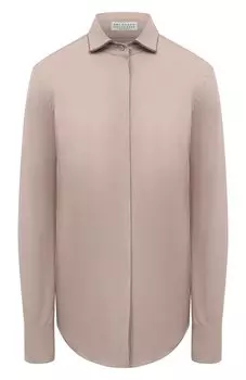 Хлопковая рубашка Brunello Cucinelli