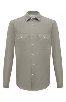 Хлопковая рубашка Brunello Cucinelli