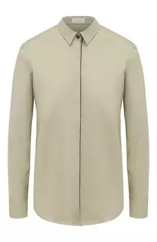 Хлопковая рубашка Brunello Cucinelli