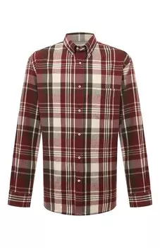 Хлопковая рубашка Brunello Cucinelli