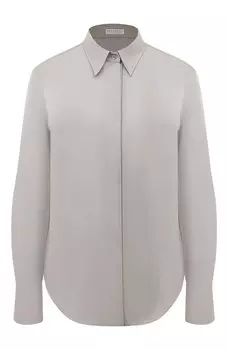 Хлопковая рубашка Brunello Cucinelli
