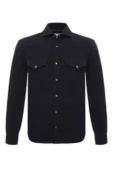 Хлопковая рубашка Brunello Cucinelli