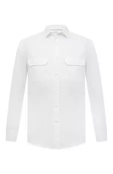 Хлопковая рубашка Brunello Cucinelli