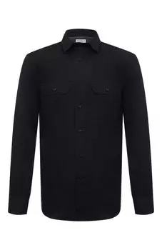 Хлопковая рубашка Brunello Cucinelli