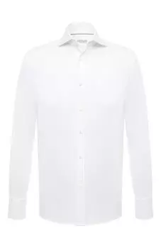 Хлопковая рубашка Brunello Cucinelli