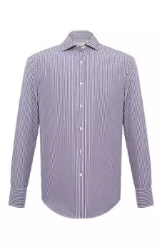 Хлопковая рубашка Brunello Cucinelli