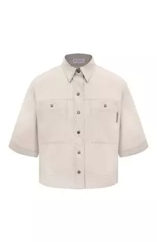 Хлопковая рубашка Brunello Cucinelli