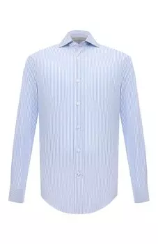 Хлопковая рубашка Brunello Cucinelli