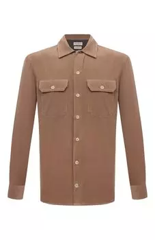 Хлопковая рубашка Brunello Cucinelli