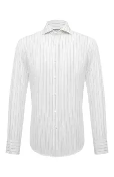 Хлопковая рубашка Brunello Cucinelli