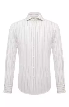 Хлопковая рубашка Brunello Cucinelli