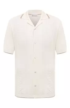 Хлопковая рубашка Brunello Cucinelli