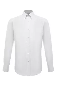 Хлопковая рубашка Brunello Cucinelli