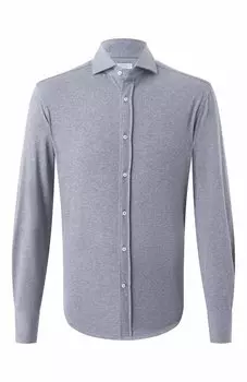 Хлопковая рубашка Brunello Cucinelli