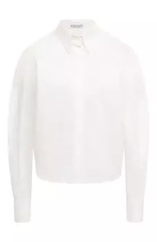 Хлопковая рубашка Brunello Cucinelli