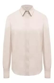 Хлопковая рубашка Brunello Cucinelli