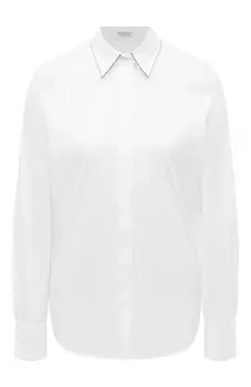 Хлопковая рубашка Brunello Cucinelli