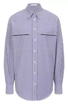 Хлопковая рубашка Brunello Cucinelli