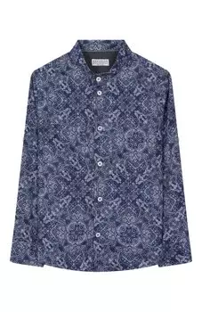 Хлопковая рубашка Brunello Cucinelli