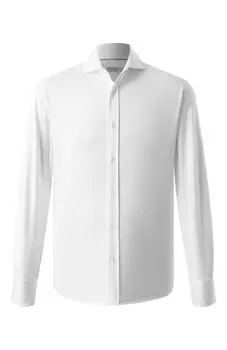 Хлопковая рубашка Brunello Cucinelli