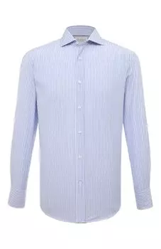 Хлопковая рубашка Brunello Cucinelli