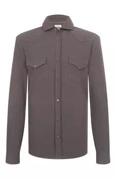 Хлопковая рубашка Brunello Cucinelli