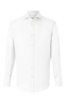 Хлопковая рубашка Brunello Cucinelli