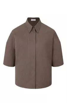 Хлопковая рубашка Brunello Cucinelli