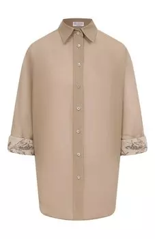 Хлопковая рубашка Brunello Cucinelli