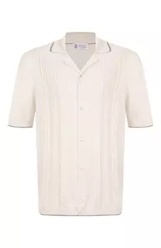 Хлопковая рубашка Brunello Cucinelli