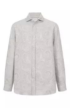 Хлопковая рубашка Brunello Cucinelli