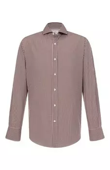 Хлопковая рубашка Brunello Cucinelli